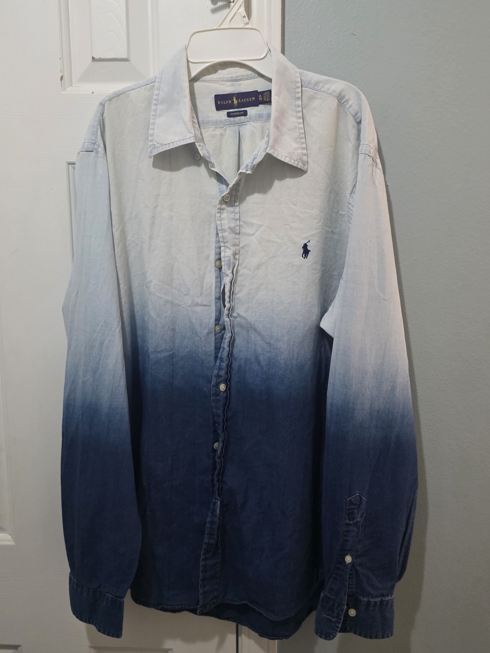 Ralph Lauren Blue Ombré Button-Down Shirt